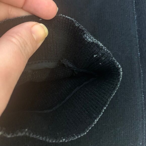 Acne Studios Black Boiled wool Ripi slim jacket‎ blazer Size FR 38 US 8 READ - Picture 11 of 11